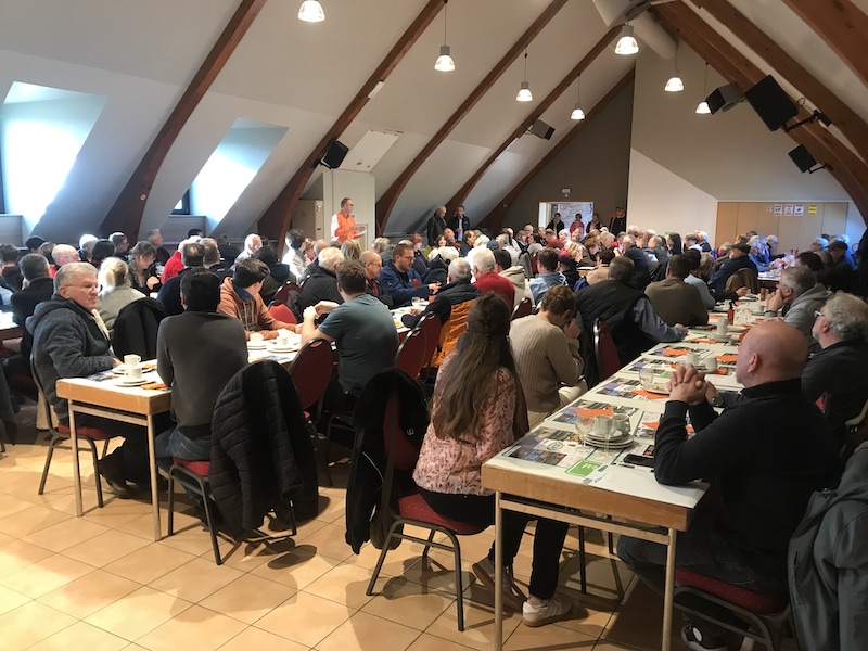 Le briefing avant le départ